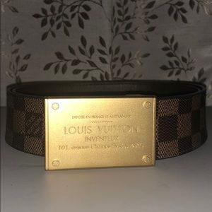 Louis Vuitton -Neo Inventeur Reversible Belt 85cm
